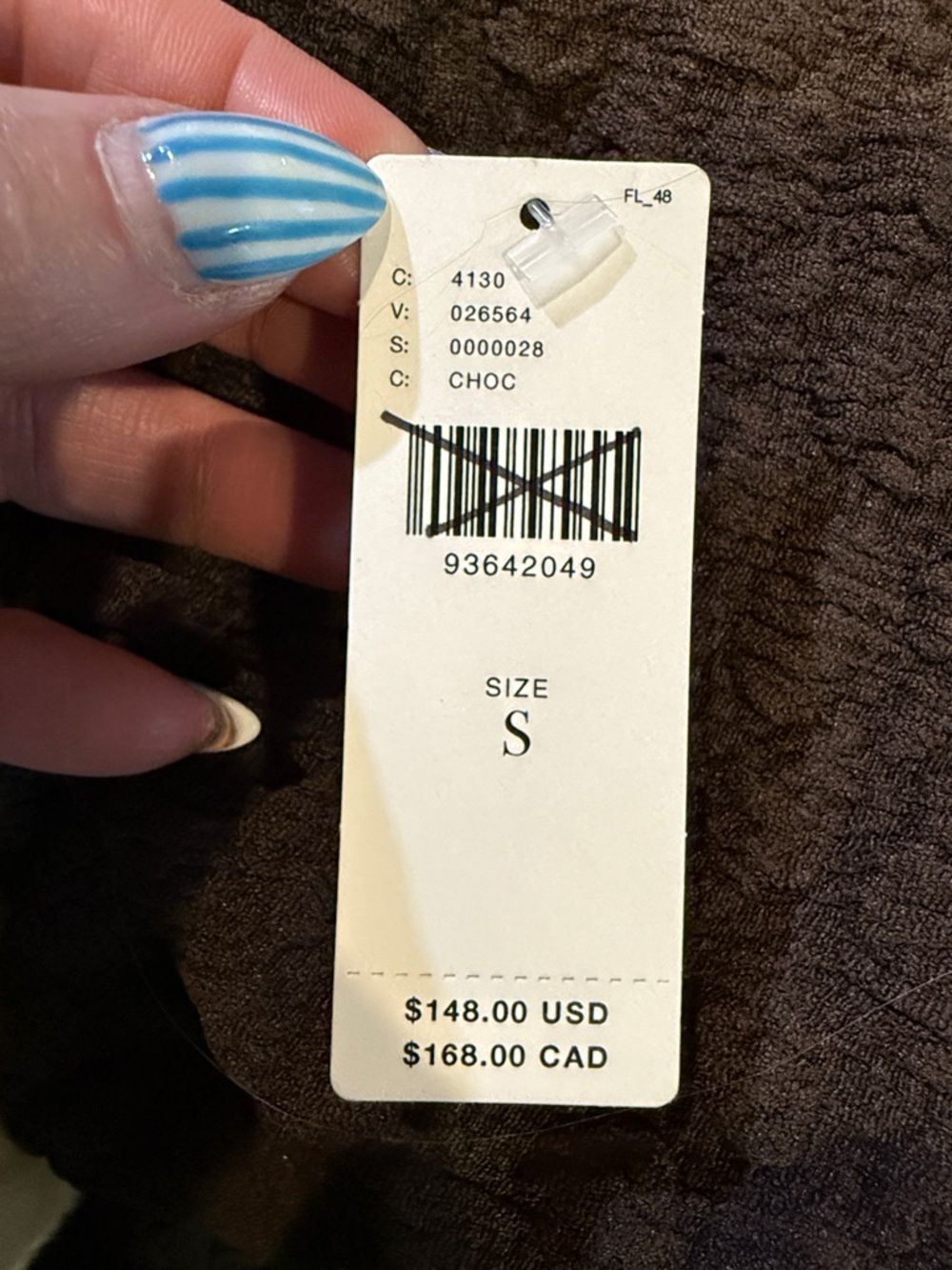NWT $148 Anthropologie The Maya Ruched Cowl-Neck Textured Dress -
Brown - Picture 4 of 5